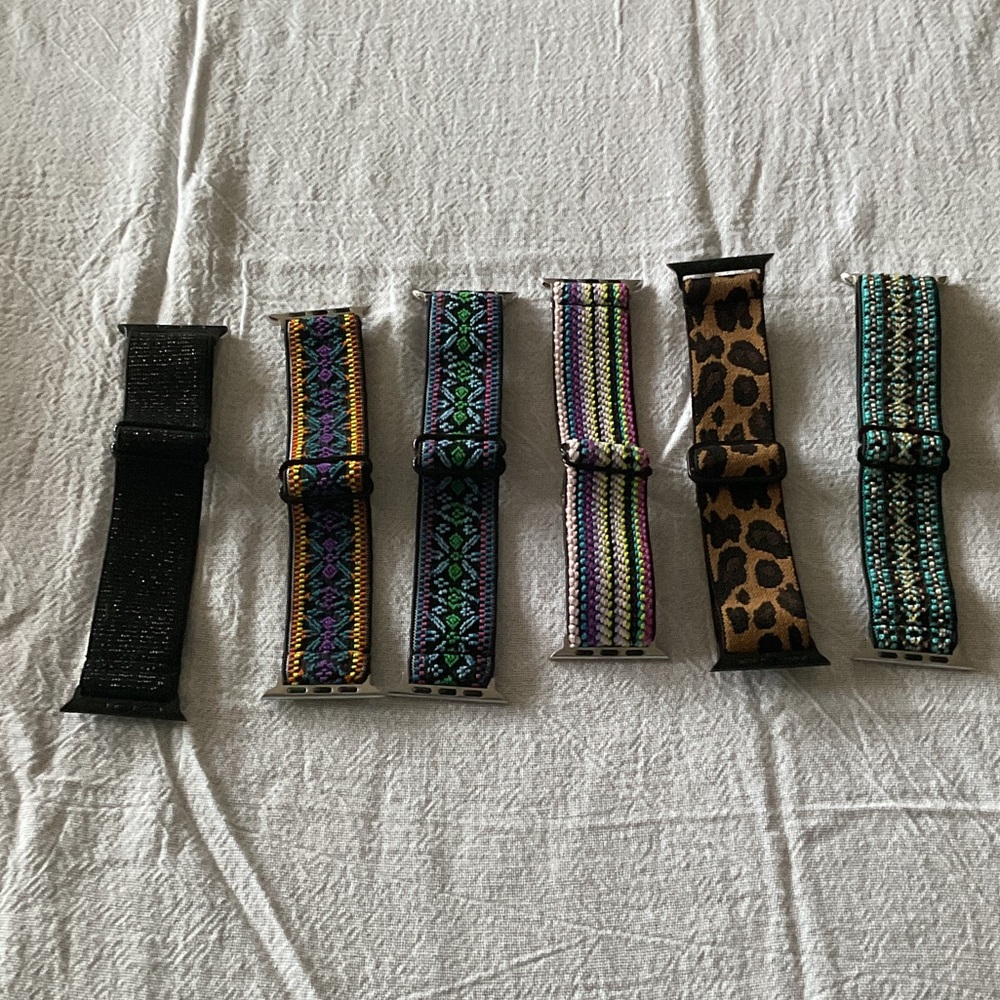 Colorful Patterned Watch Bands Set for Apple Watch